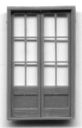 Half G Scale w/ Oval Window 1:24 miniature 3937 Grandt Line USA Door 